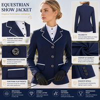 Veste d'équitation respirante, imprimée, coupe-vent, extensible dans quatre directions, écologique, pour femmes et hommes
