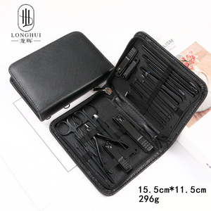 Longhui Nail Clipper Set 30PCS Manicure <strong>Pedicure</strong> <strong>Tools</strong> Large Nail Clippers <strong>Pedicure</strong> Knife Nail Scissors With Leather Bag - Product Image 6