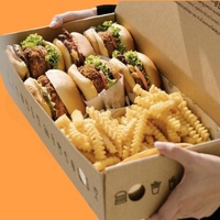 Caja de hamburguesas de cartón corrugado Reinventando el embalaje de hamburguesas con diseños atrevidos y Estilo funcional