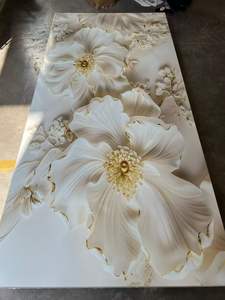 Panneau mural et plaque en marbre artificiel UV <span class=keywords><strong>de</strong></span> décoration intérieure, vente chaude, LT 1220*2440mm*5mm, <span class=keywords><strong>feuille</strong></span> <span class=keywords><strong>de</strong></span> plastique PVC haute brillance pour la maison - Product Image 6