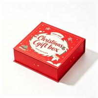 Boîte cadeau de Noël en forme de livre de luxe, personnalisable, recyclable, avec séparateurs, à prix d'usine