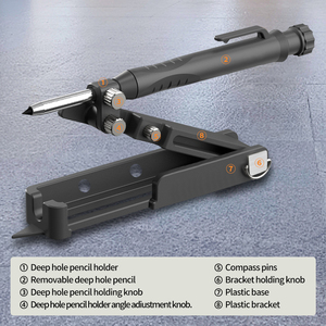 <strong>Saker</strong> Multi-function Scribing <strong>Tool</strong>- Construction Pencil- Scribe <strong>Tool</strong> with Deep Hole Pencil,DIY Woodworking Scribe Gauge Scriber - Product Image 6