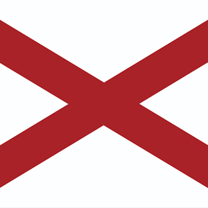 Drapeau personnalisé de l'Alabama 3x5 pieds, 100% polyester, imprimé, avec œillets en laiton pour décoration extérieure - Product Image 2