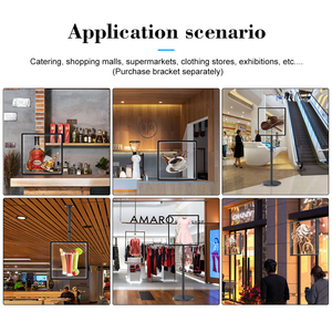 45cm đến 65cm nhà máy ban đầu oed ODM Holographic Board 3D LED hiển thị Hologram fan với Bìa vuông - Product Image 6