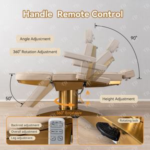 Camilla Facial Giratoria <span class=keywords><strong>Turri</strong></span> 360, Cama Facial con Rotación, Cama de Salón de Estética, Muebles para Salón de Belleza, Camilla Estética - Product Image 3