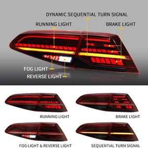 Nouveau pour Golf 7 MK7 : Ensemble de feux arrière avec clignotants séquentiels LED 7.5rline 12V pour <span class=keywords><strong>OLIVER</strong></span> VW - Product Image 2