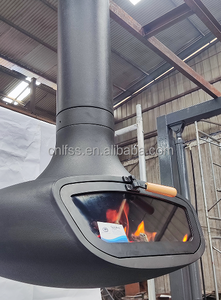 1200mm gỗ Burner phòng nóng trang trí treo kim loại nổi 360 độ xoay lò sưởi trong nhà - Product Image 6