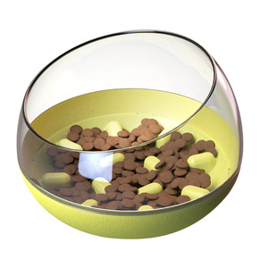 Nuova Ciotola Lusso Eco-Friendly in Plastica per Cani con Giocattolo Integrato, Anti-Soffocamento e Design a Lenta Alimentazione - Product Image 1