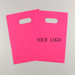 Sacs à T-shirts refermables personnalisés en <span class=keywords><strong>plastique</strong></span> <span class=keywords><strong>LDPE</strong></span> durable de haute qualité avec poignée découpée et votre propre logo, modèle YS S23 - Product Image 4
