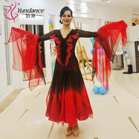 B-24108 personnalisé nouvelle robe de danse de salon standard international robes de danse de salon en soie perlée de haute qualité à vendre