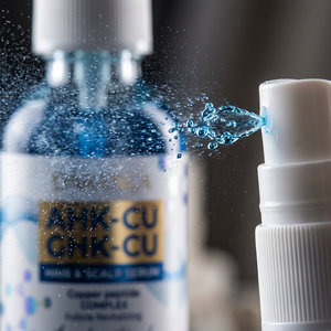 Siero Spray per la Crescita dei Capelli con Etichetta Privata, 5% Ahkcu Ghkcu, Peptidi di Rame Blu Ahk-cu e Ghk-cu, Cura dei Capelli allo Zenzero - Product Image 5