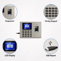 Máquina de Control de Asistencia con Huella Dactilar y Contraseña, 1000 Usuarios, Descarga por USB, Precio Económico para Reloj Checador de Personal de Oficina
