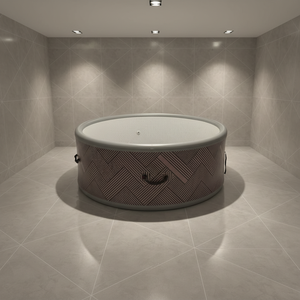 Fabricante Chino Personaliza Bañera de Hidromasaje Circular para Interiores, Bañera de Hidromasaje <span class=keywords><strong>Inflable</strong></span> Más Vendida, Diseño Moderno para Uso en Baños - Product Image 2