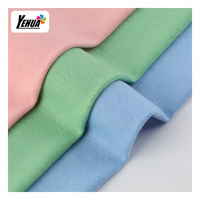 Tissu tricoté respirant en gros, 150-200 g/m², 35 % coton, 65 % polyester, pour la fabrication de t-shirts, tissu jersey simple TC