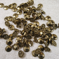 Boucle de ceinture médiévale en métal moulé à motif floral, style filigrane, en cuivre et cuir, modèle TT-6101