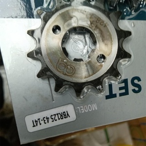 Nouveau pignon de <span class=keywords><strong>moto</strong></span> de remplacement pour boîte de vitesses OEM/DQ marque YBR125 pignon couronne - Product Image 4
