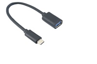 Cable Adaptador OTG Tipo C 3.1, Macho Tipo C a Hembra USB 3.0, para Teléfono Móvil, Tableta, Computadora, Conexión de Unidad USB, OTG