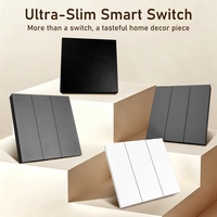 Système d'automatisation intelligent Tuya Zigbee, télécommande, interrupteur mural de haute qualité, blanc mat, gris, noir, maison intelligente, hôtel