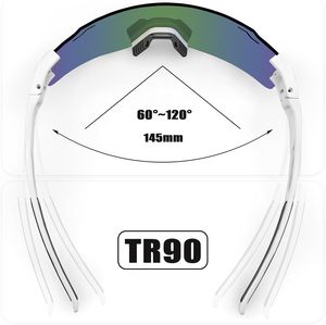 Lunettes de soleil de sport unisexes, protection UV400, sans monture, verres en PC polarisés, lunettes de cyclisme et de course confortables, lunettes de sécurité personnalisées - Product Image 3