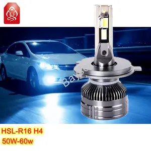 HSL-R16 Auto Super Bright Led H4 Led Headlight Car Bulb H4 H7 H11 Luz 9005 9006 50W H1 H3 9004 9007 9012 Headlight Lamp