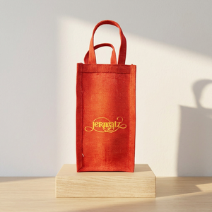 Pochette cadeau en jute écologique avec cordon de serrage, sac à vin réutilisable, porte-bouteille en jute naturel, emballage cadeau fabriqué au Bangladesh - Product Image 6