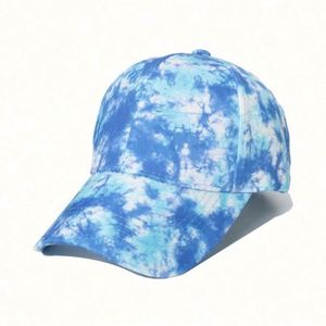 3D Printing European and American Personality Hip-hop Street Hat <b>Tie</b> Dyed Baseball Cap - Product Image 2