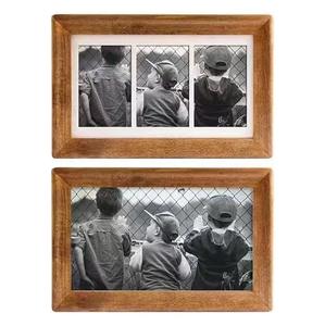 Natural Solid Wood <b>Photo</b> <b>Frame</b> with <b>Rustic</b> Design Ideal for Portrait and Landscape Display in Home Office or Event Spaces - Product Image 6