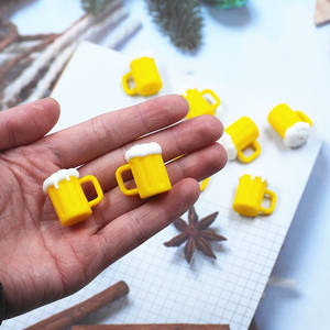 Promotion dessin animé breloques bijoux à bricoler soi-même bière 3D Silicone perles focales <span class=keywords><strong>pour</strong></span> la décoration stylos perlés - Product Image 3