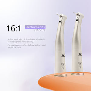Pièce à main dentaire à rapport de réduction de 16:1 Dentus X10L avec couple élevé à fibre optique pour la dentisterie de précision - Product Image 3