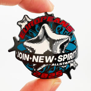 ラペルピンメーカー バッジ 金属工芸 卸売 ブローチ カスタムロゴ エナメルピン ソフト/ハードエナメルピン カスタム バックカード付き - Product Image 1