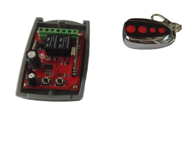 RF 433mHz DC 12V-24V Fixed Relay Receiver Transmitter <strong>100m</strong> <strong>Range</strong> Wireless <strong>Remote</strong> <strong>Control</strong> <strong>Switch</strong> Garage Gate Motor Door Opener