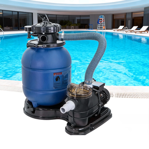 Ensemble de piscine hors sol Jade 13 pouces à haut débit, pompe de piscine 3/4HP, débit maximal de 2 400 GPH, filtre à sable de 300 mm avec vanne multi-ports - Product Image 1