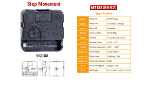 Chất Lượng Cao Nhựa Thạch Anh M2188 Đồng Hồ Phong Trào Với Tay Con Trỏ Chất Lượng Tốt Bộ Phận Và Kim - Product Image 5