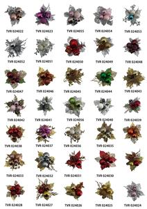 Senmasine-Baies rouges artificielles et cônes <span class=keywords><strong>de</strong></span> pin pour décoration intérieure et extérieure <span class=keywords><strong>de</strong></span> guirlande <span class=keywords><strong>de</strong></span> Noë<span class=keywords><strong>l</strong></span> - Product Image 5