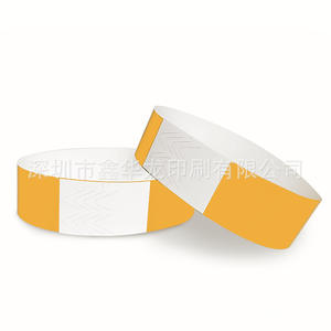 Bracelets en papier imprimés jetables et imperméables avec personnalisation de marque pour cadeaux originaux, adaptés aux événements festifs - Product Image 3