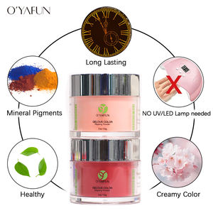 Le fabricant de poudre à tremper peut personnaliser le logo de la marque Nail Dip Powder Set pour les nouveaux apprenants et les grossistes Boxed Nail Dip Powder - Product Image 4