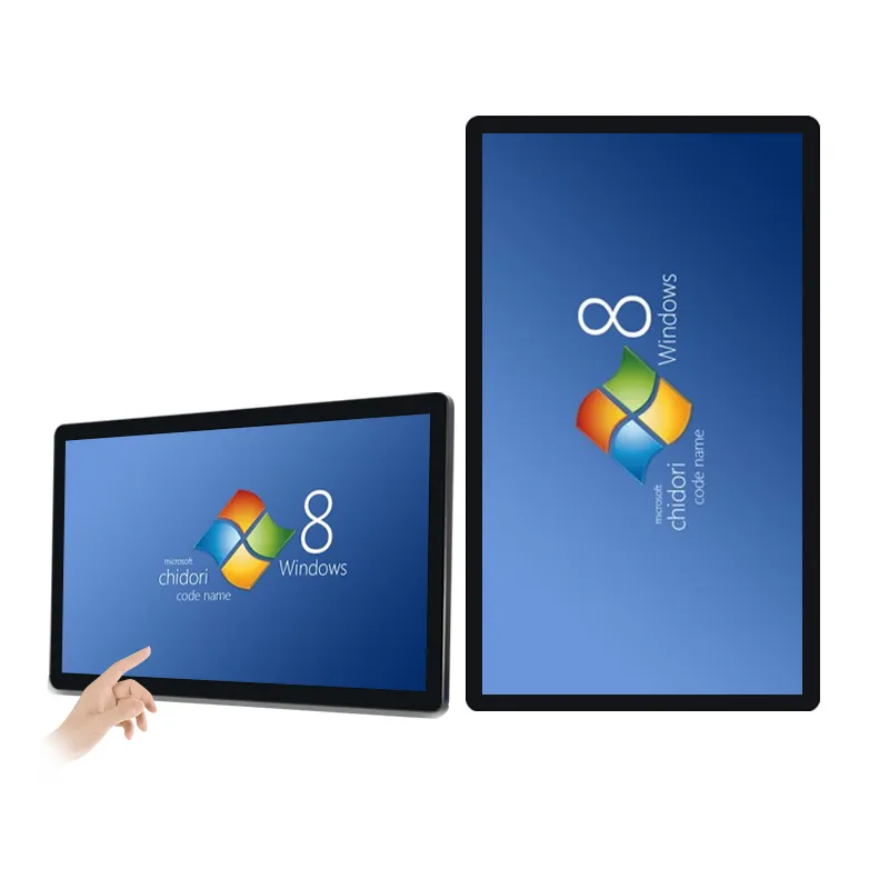 Incorporato 21.5 "23.8" 27 pollici tocco delle dita LCD touch sreen monitor interattivo a schermo piatto per Cabinet