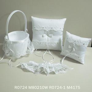 M80210 Jarretière sexy en <span class=keywords><strong>dentelle</strong></span> blanche <span class=keywords><strong>pour</strong></span> mariage <span class=keywords><strong>Porte</strong></span>-jarretelles de mariée - Product Image 6