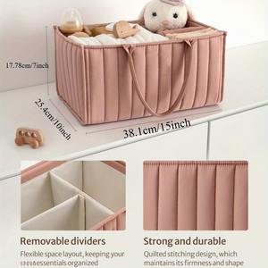 <span class=keywords><strong>Sac</strong></span> à <span class=keywords><strong>langer</strong></span> unisexe transfrontalier en stock avec compartiment détachable pour articles de bébé et rangement - Product Image 3