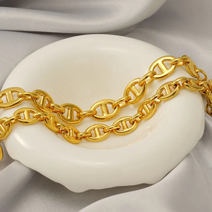 Simple Style Geometric <b>Solid</b> Color 304 Stainless Steel 18K <b>Gold</b> Plated Bracelets in Bulk - Product Image 3