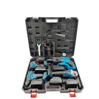 Ensemble perceuse, meuleuse, clé à chocs et meuleuse d'angle sans fil 4-en-1 sans balais au lithium OEM