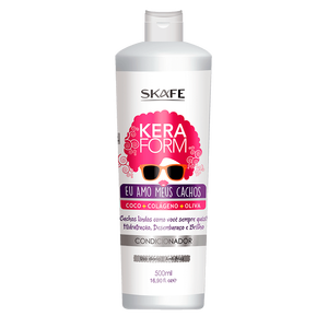 Skafe-Keraform-balsamo adoro I miei Curles 500Ml-balsamo 16.9FlOz - Product Image 1