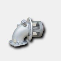 Katup Bawah Pneumatik Darurat Aluminium Alloy Flensa Persegi 3 Inch DN 80 Penjualan Langsung Pabrik