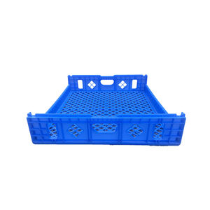 صينية خبز بلاستيكية قابلة للتكديس ومهواة تستخدم لعرض أو تخزين الخبز، صندوق خبز من الدرجة الغذائية - Product Image 6