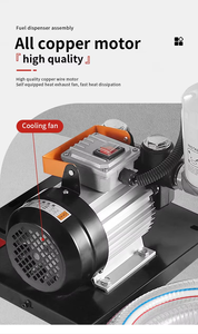 Salida de fábrica 12V/24V Juego de bomba de combustible de metal portátil Bomba de aceite diésel/gasolina autocebante Paquete de flujo cuantitativo Aguas residuales - Product Image 6