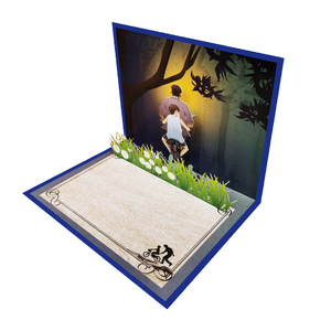 Biglietto di auguri Pop-Up 3D fatto a mano grazie papà per tutto quello che fai-regalo per la festa del papà per <span class=keywords><strong>amore</strong></span> aziendale o occasioni di compleanno - Product Image 2
