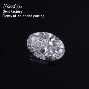 competitive price oval cut lab grown diamond large carat oval loose lab diamonds on sale