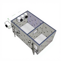 Panneaux de chambre froide avec isolation en PU haute densité et système de fixation Cam-lock pour entrepôt frigorifique
