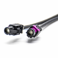 Cable de Alta Velocidad de Datos HSD de 4 Pines, Hembra a Hembra, Código A, para Cámara LVDS Automotriz