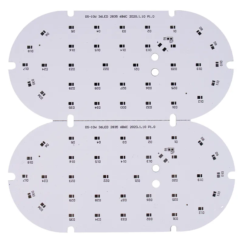 SMD 2835 3030 aluminum pcb board mcpcb 1.0mm 1.6mm thickness led light boards pcb circuit boards